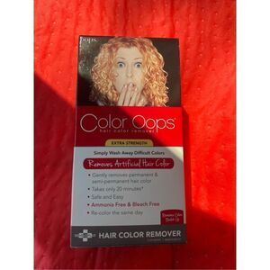 Color oops color remover for bleached hair or hair dye extra strength